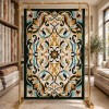 سجاد اطلس تركي نقش كوري A170A اخضر - مقاس 80*150 سم