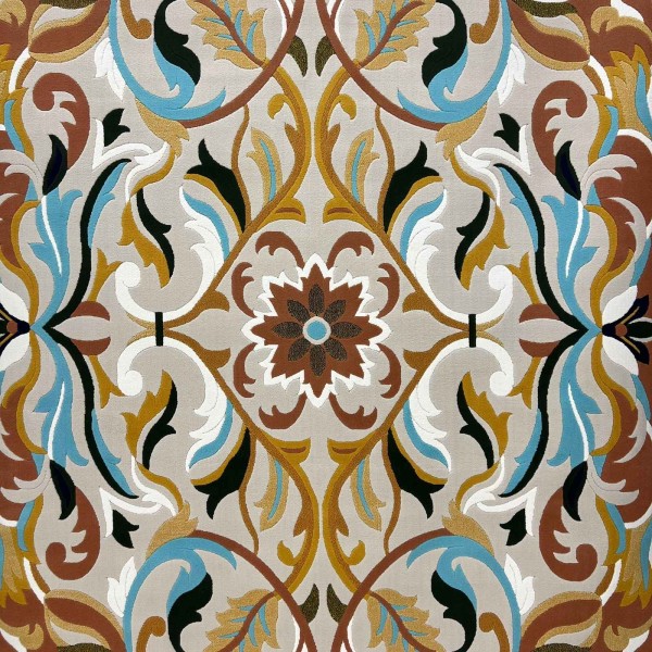 سجاد اطلس تركي نقش كوري A170A كيرمت تيرا - مقاس 250*350 سم