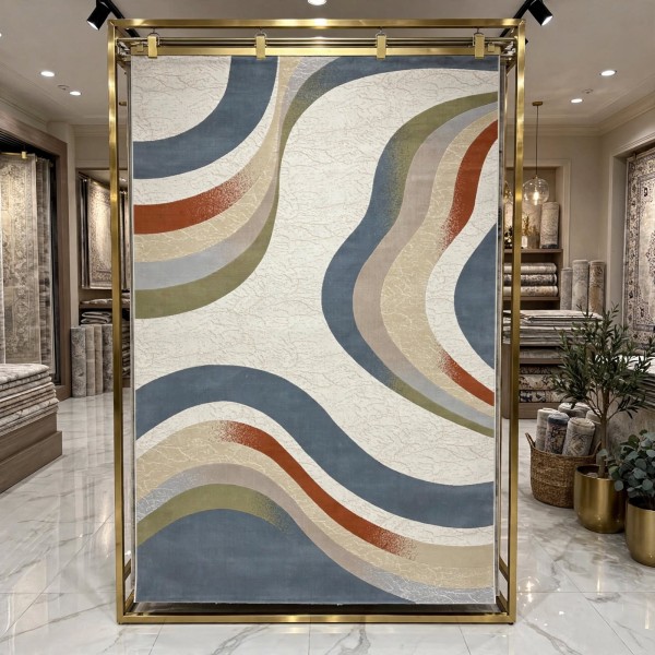BERSIN Rug Korean Turkish Design 9710A blue 300*400