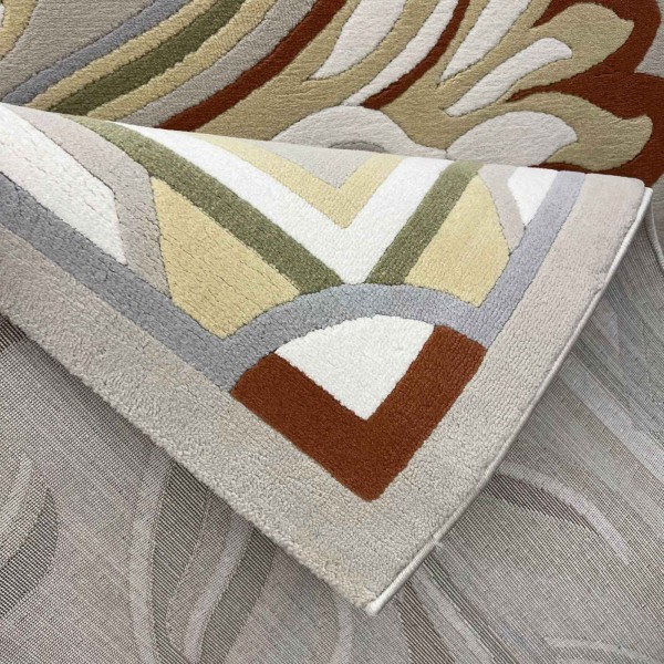 سجاد برازيل نقش كوري تركي A138A كريم مقاس 250*350