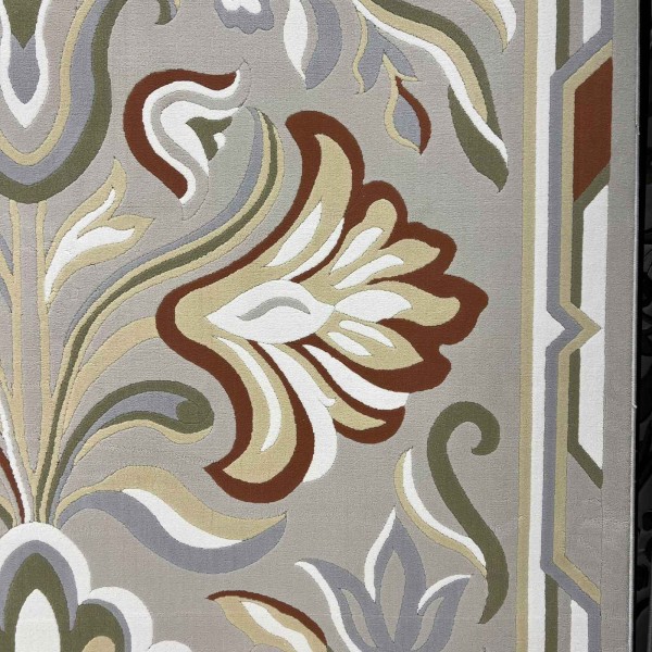 سجاد برازيل نقش كوري تركي A138A كريم مقاس 250*350