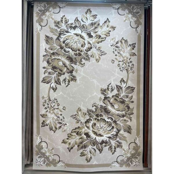 LORIN Turkish Rug Korean Design A406A cream Light beige - 100x200 cm Entrance rug