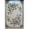سجاد نقش كويتي تصميم كوري لورين تركي A406A كريم اخضر - مقاس 300*400 سم سجادة مجلس فخم