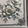 سجاد نقش كويتي تصميم كوري لورين تركي A406A كريم اخضر - مقاس 300*400 سم سجادة مجلس فخم