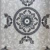 LORIN Turkish Rug Korean Design A419A GREY CREAM - 50x80 cm Small Mat