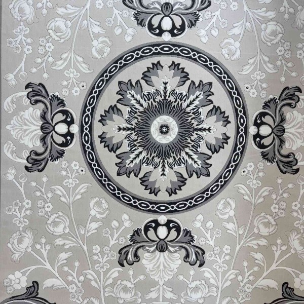 LORIN Turkish Rug Korean Design A419A GREY CREAM - 50x80 cm Small Mat
