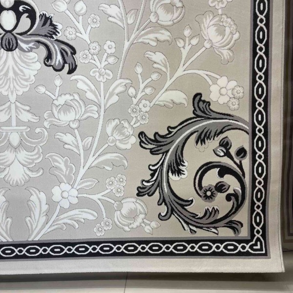 LORIN Turkish Rug Korean Design A419A GREY CREAM - 50x80 cm Small Mat