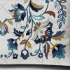 سجاد رمادا نقش كوري تركي A336A سماوي غامق مقاس 300*400