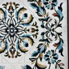سجاد رمادا نقش كوري تركي A336A اخضر مقاس 50*80