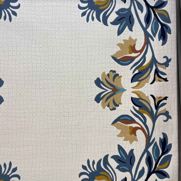 سجاد ريان تركي نقش كوري A172A سماوي غامق - مقاس 250*350 سم