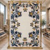 Rayyan Turkish Rug Korean Design A172A navy - 400x600 cm Royal Majlis Carpet