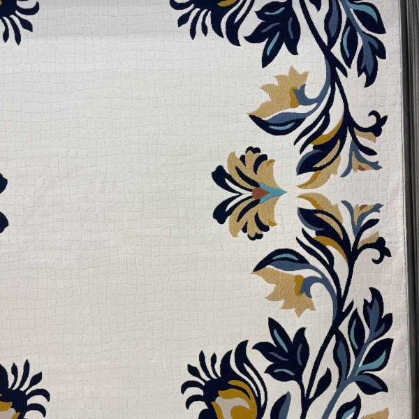 Rayyan Turkish Rug Korean Design A172A navy - 400x600 cm Royal Majlis Carpet