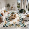 Rayyan Turkish Rug Korean Design A172A TURKUAZ - 250x350 cm Majlis Carpet