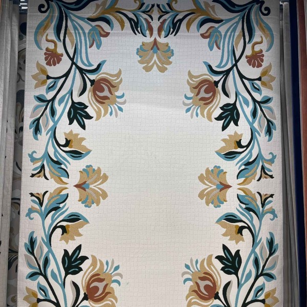 Rayyan Turkish Rug Korean Design A172A TURKUAZ - 250x350 cm Majlis Carpet