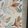SUMMER Turkish Small Rug 43641A Korean CREAM AQUA 50x80 cm - Doormat & Bedside Rug