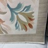 SUMMER Turkish Small Rug 43641A Korean CREAM AQUA 50x80 cm - Doormat & Bedside Rug