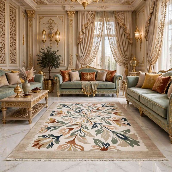 SUMMER Turkish Small Rug 43641A Korean MULTI 50x80 cm - Doormat & Bedside Rug