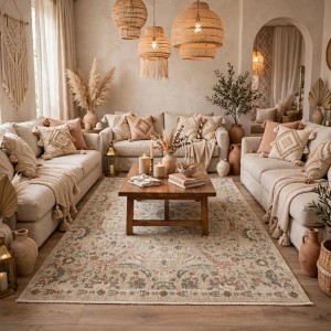 Turkish SUPER BUHIMI Rug A213A beige Size 80*150