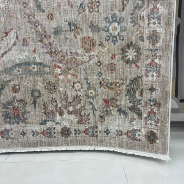 سجاد سوبر بوهيمي تركي A213A بيج مقاس 100*200