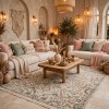 سجاد سوبر بوهيمي تركي A213A كريم مقاس 200*300