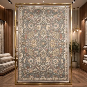 Turkish SUPER BUHIMI Rug A213A gray Size 80*150