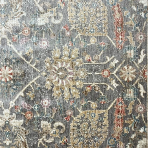 سجاد سوبر بوهيمي تركي A213A رصاصي مقاس 80*150