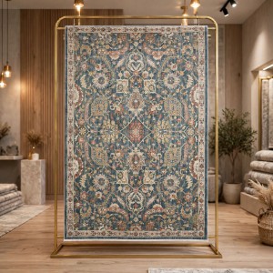 Turkish SUPER BUHIMI Rug A213A Light blue Size 250*350