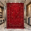سجاد تركي بخارى تبريز افغاني 9618A عنابي مقاس 100*300