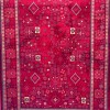 سجاد تركي بخارى تبريز افغاني 9618A عنابي مقاس 100*300