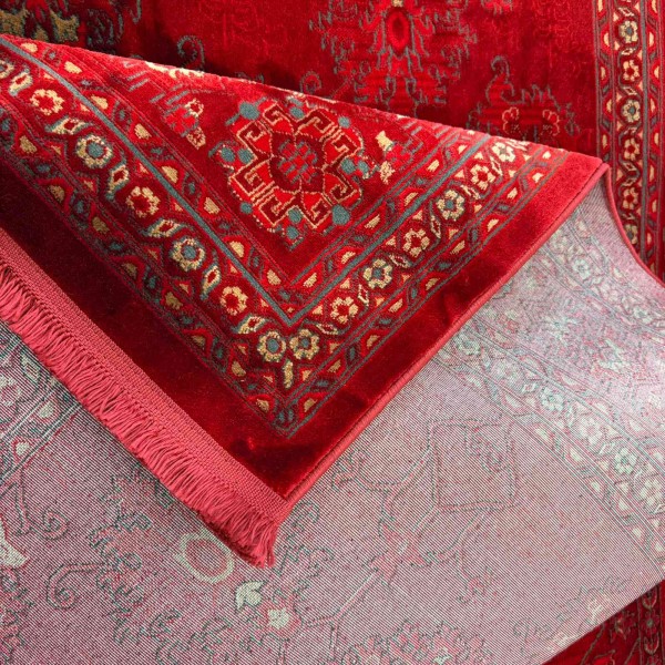 سجاد تركي بخارى تبريز افغاني 9620K عنابي مقاس 300*400