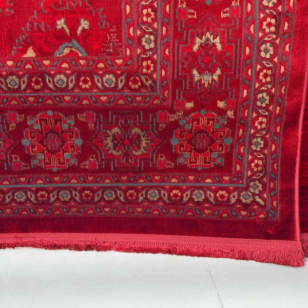 سجاد تركي بخارى تبريز افغاني 9620K عنابي مقاس 300*400