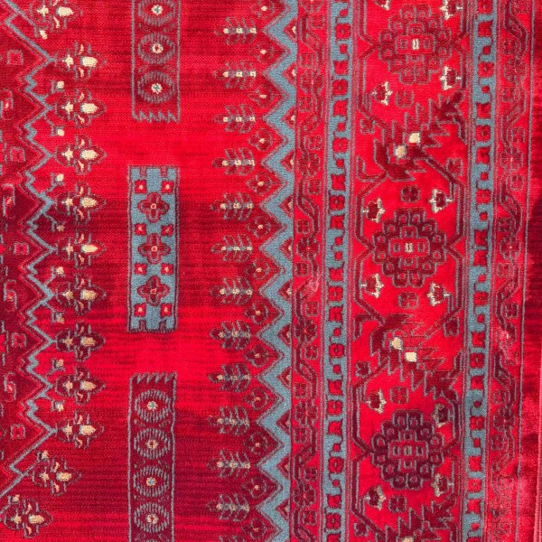 سجاد تركي بخارى تبريز افغاني 9430K عنابي مقاس 50*80