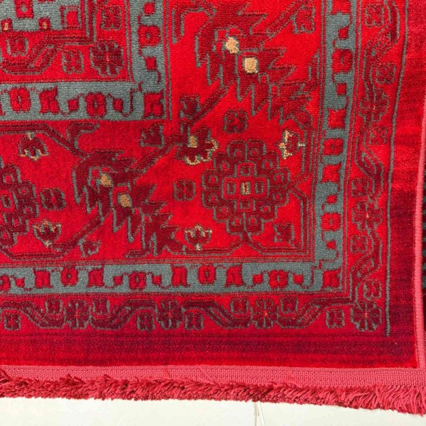 سجاد تركي بخارى تبريز افغاني 9430K عنابي مقاس 50*80