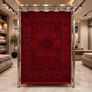 سجاد تركي بخارى تبريز افغاني 9431K عنابي مقاس 400*600