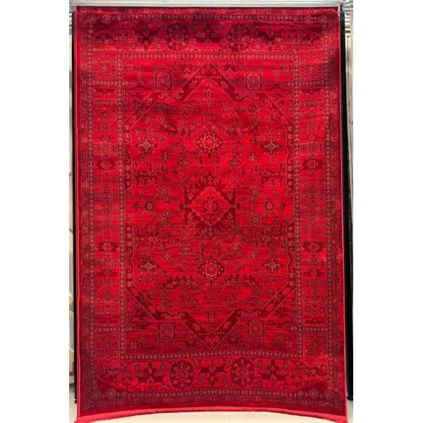 سجاد تركي بخارى تبريز افغاني 9431K عنابي مقاس 50*80