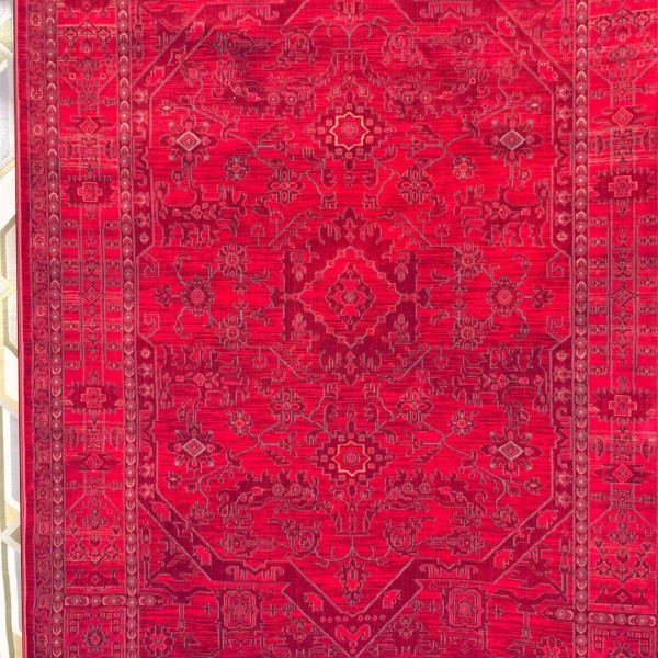 سجاد تركي بخارى تبريز افغاني 9431K عنابي مقاس 50*80