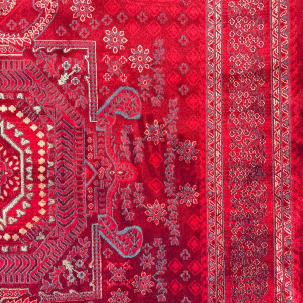 سجاد تركي بخارى تبريز افغاني 9797K عنابي مقاس 400*500
