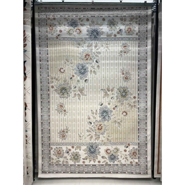 Turkish VELOURA Rug A346S Sky GRAY Size 150*220