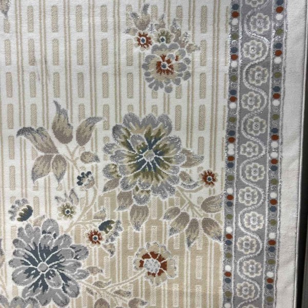 Turkish VELOURA Rug A346S Sky GRAY Size 150*220