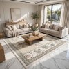Turkish VELOURA Rug A346S Sky GREEN Size 100*300