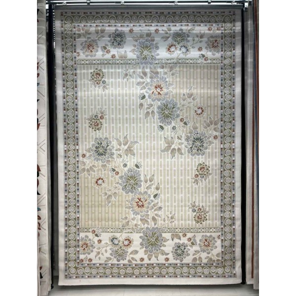 Turkish VELOURA Rug A346S Sky GREEN Size 100*300