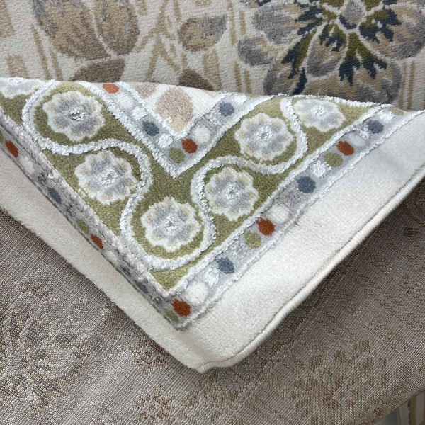Turkish VELOURA Rug A346S Sky GREEN Size 100*300