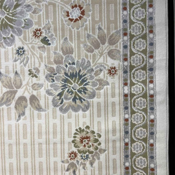 Turkish VELOURA Rug A346S Sky GREEN Size 100*300
