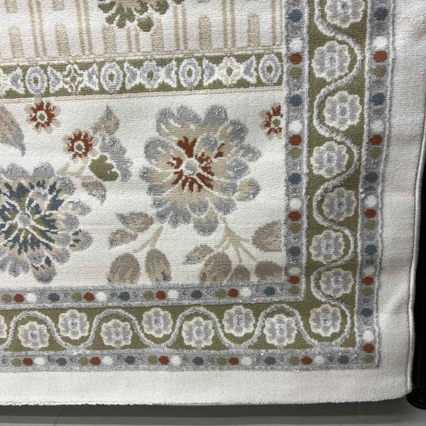 Turkish VELOURA Rug A346S Sky GREEN Size 100*300