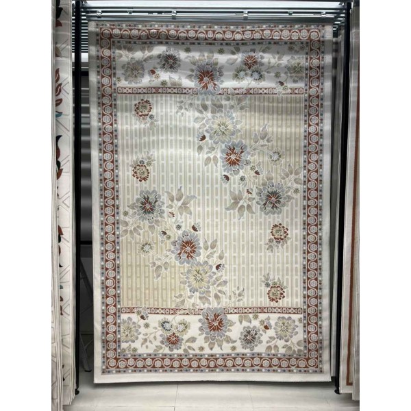 Turkish VELOURA Rug A346S Sky TILE Size 150*220