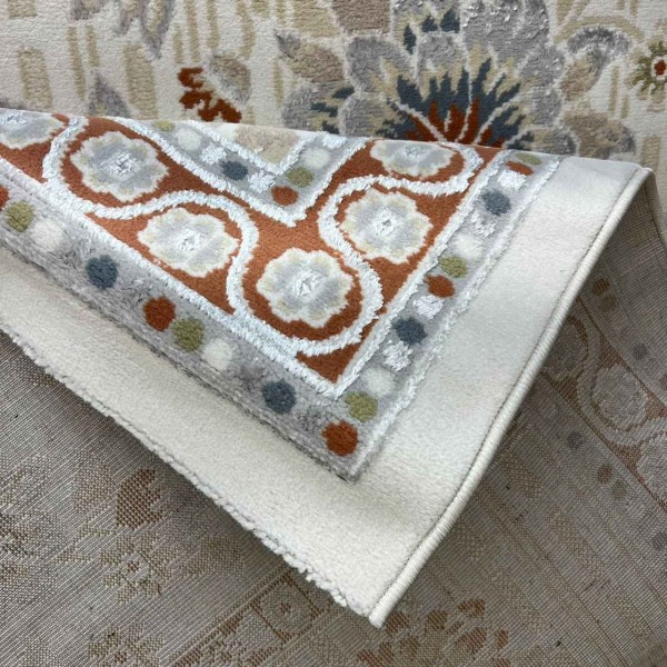 Turkish VELOURA Rug A346S Sky TILE Size 150*220