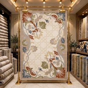 Turkish VELOURA Rug A339S Sky BEIGE Size 100*300