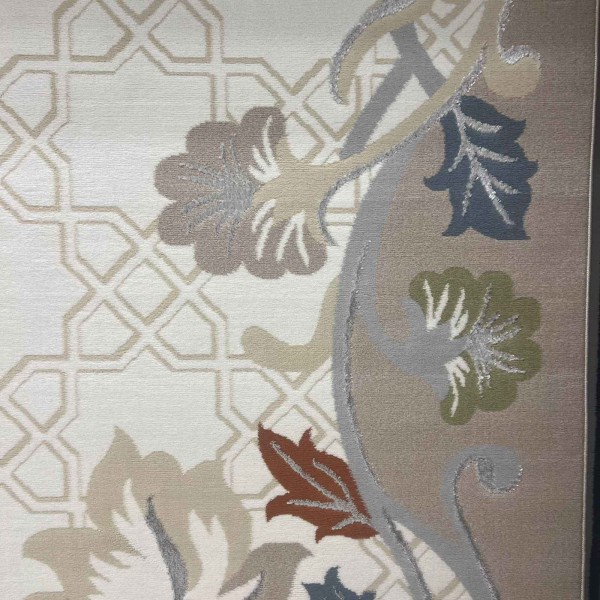Turkish VELOURA Rug A339S Sky BEIGE Size 300*400