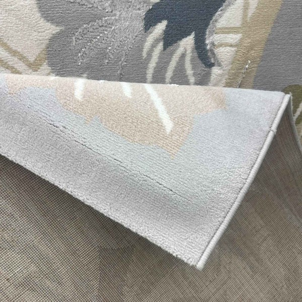 Turkish VELOURA Rug A339S Sky GRAY Size 250*350
