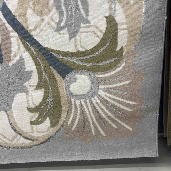 Turkish VELOURA Rug A339S Sky GRAY Size 250*350